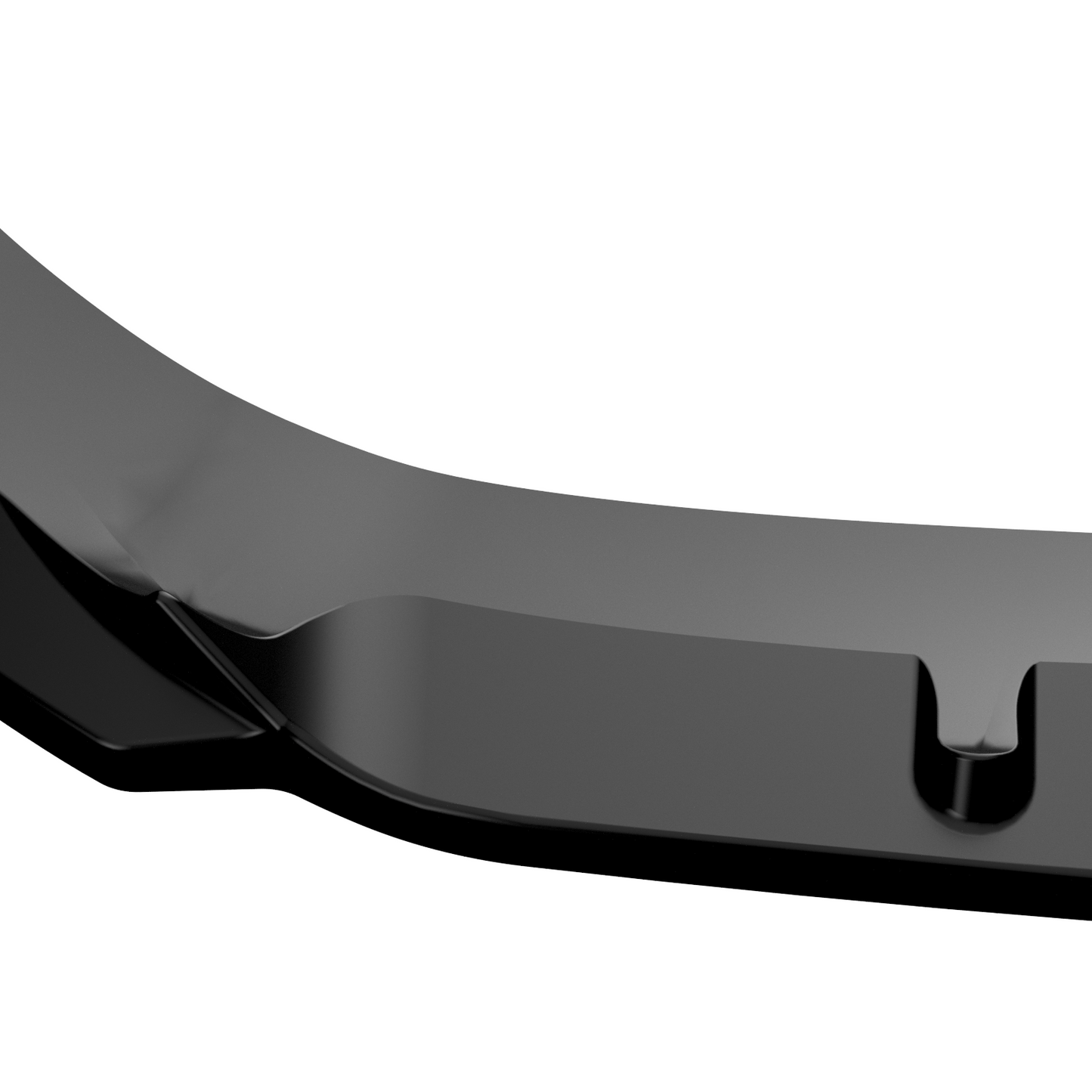 Frontsplitter passend für SEAT Leon FR MK3 2012-2016 Version 2 mit ABE TÜV Hochglanz Schwarz