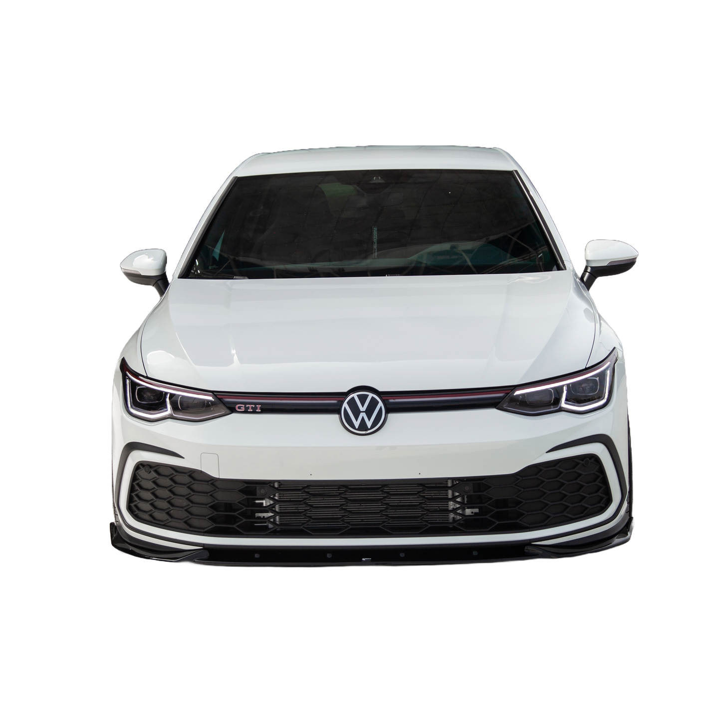 Frontsplitter passend für VW Golf MK 8 GTI / GTE / R-Line 2020-2024 mit ABE TÜV Hochglanz Schwarz