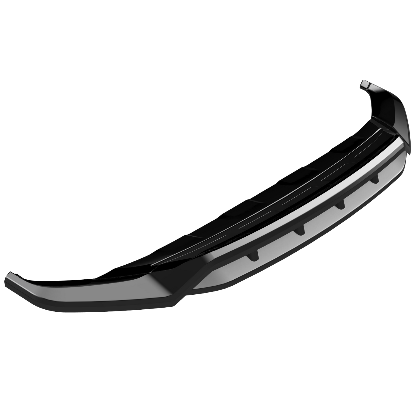 FS01.175 - Frontsplitter passend für VW Touareg R-Line Mk3 Facelift 2024+ Hochglanz Schwarz