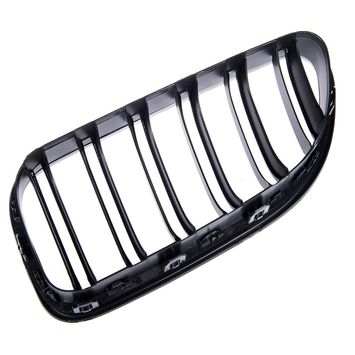 Kühlergrill Doppelstreifen Matt Schwarz passend für BMW 6er F06/F12/F13 2011-2018