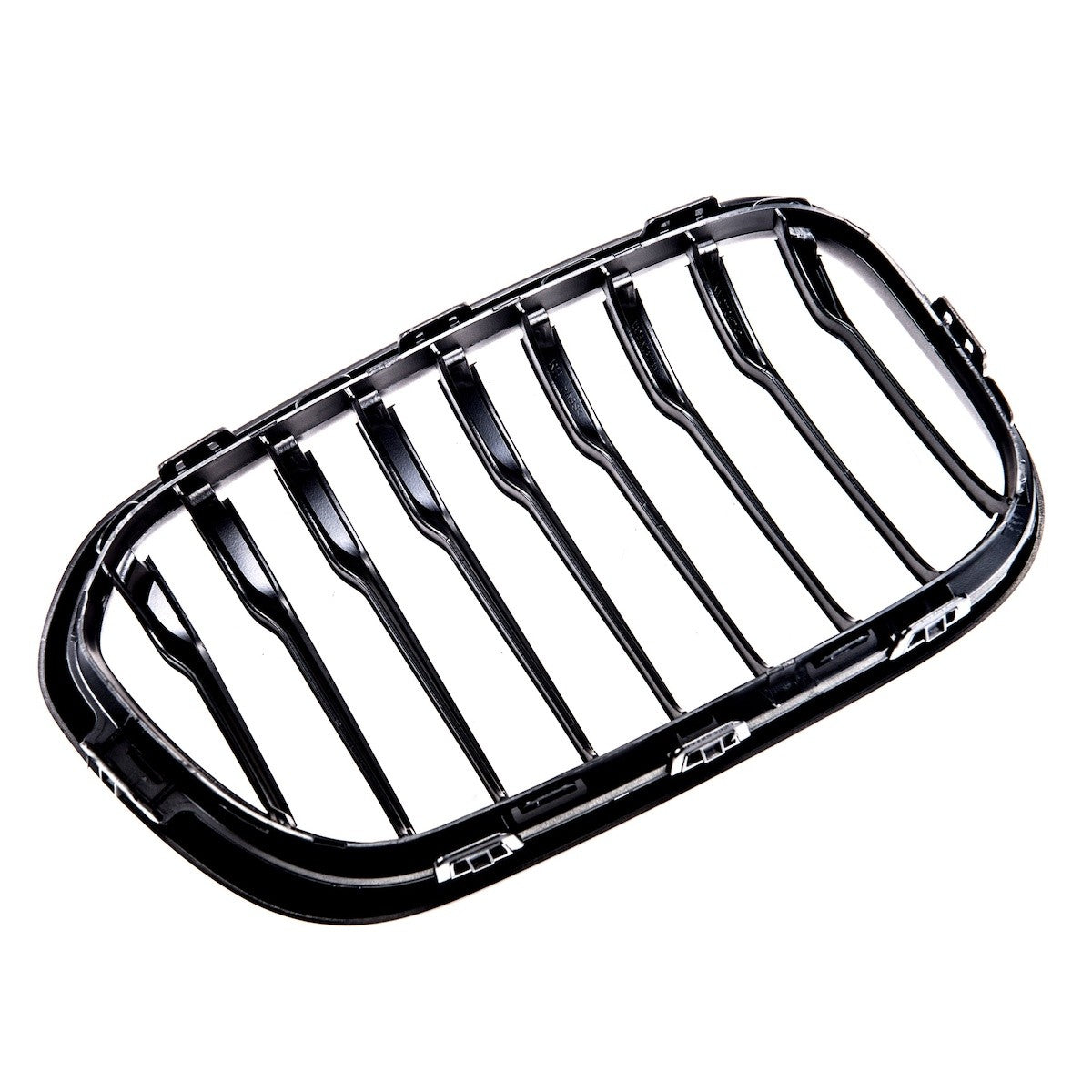 Kühlergrill Einzelstreifen Matt Schwarz passend für BMW 1er F20 F21 2015-2019