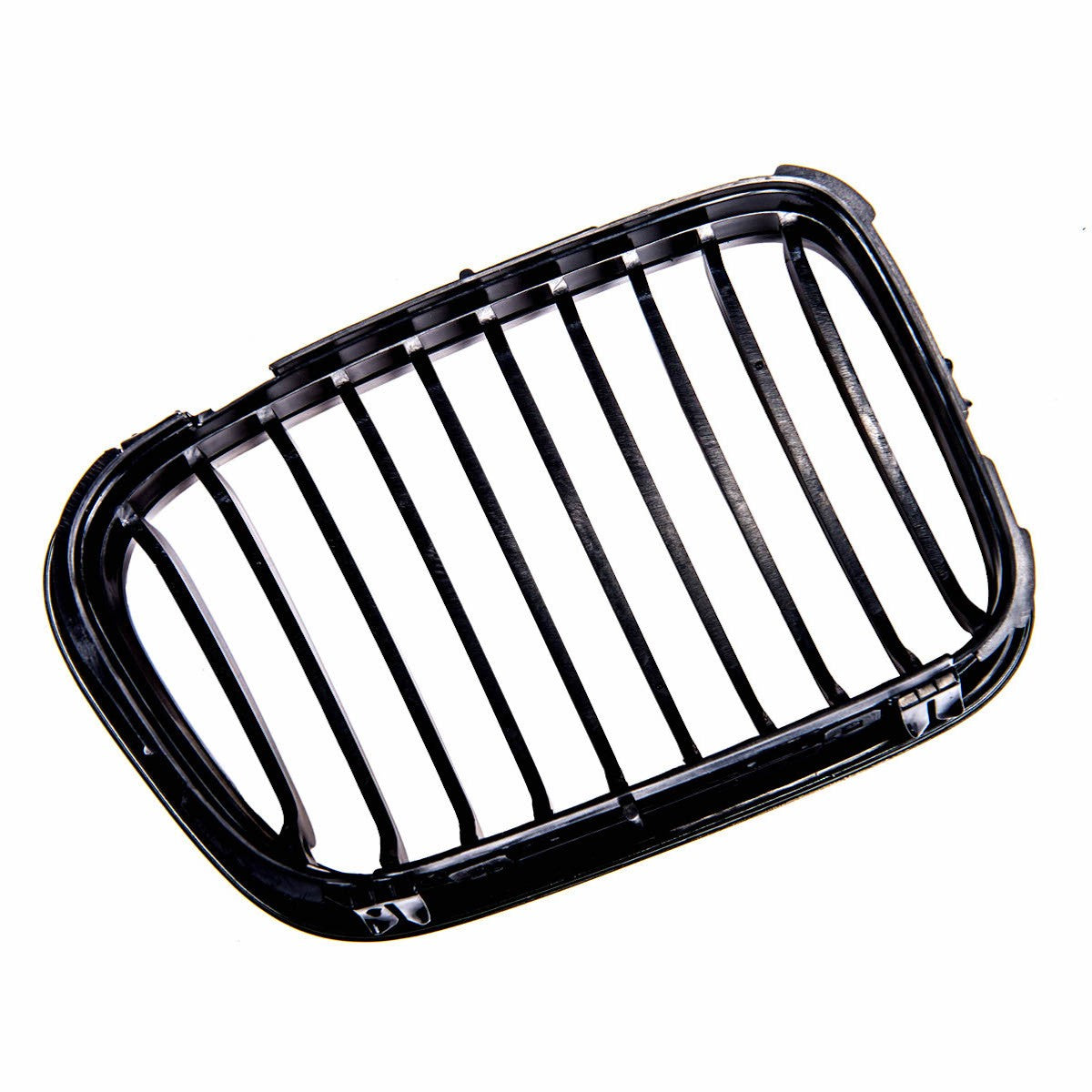Frontgrill Hochglanz Schwarz Einzellinie passend für BMW 3er E46 1998-2001