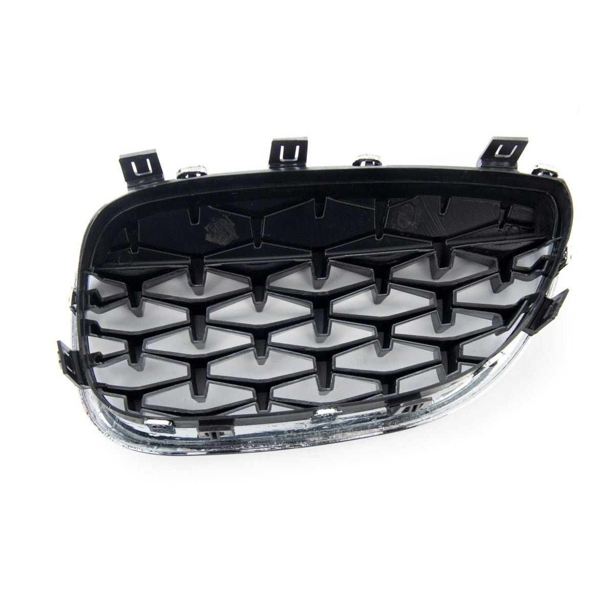 Kühlergrill Hochglanz Schwarz & Chrom passend für BMW 5er E60 E61 2003-2010