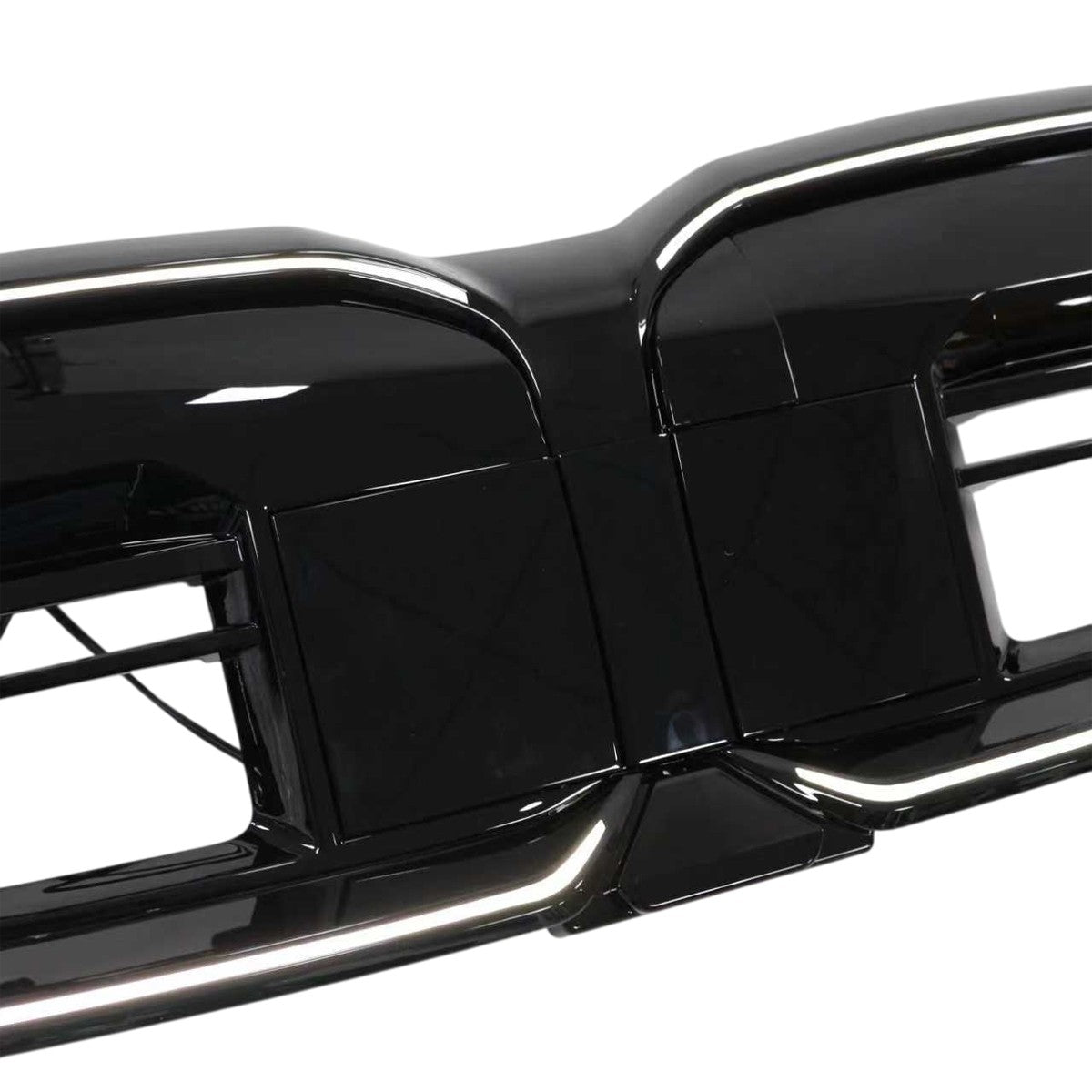 LED Hochglanz Schwarz Frontgrill passend für BMW 5er G60 2024+