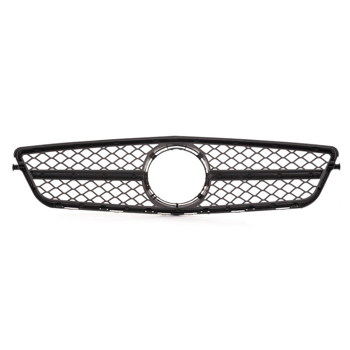 Kühlergrill Hochglanz Schwarz passend für Mercedes C-Klasse W204 2007-2015