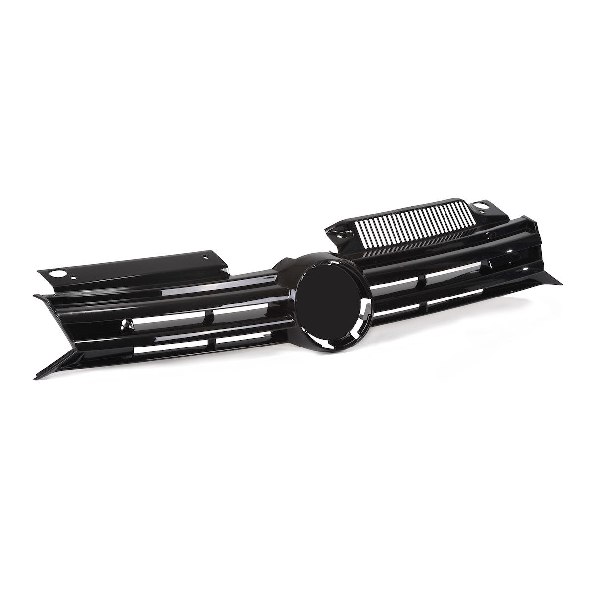 Kühlergrill Hochglanz Schwarz passend für VW Golf 6 2008-2014