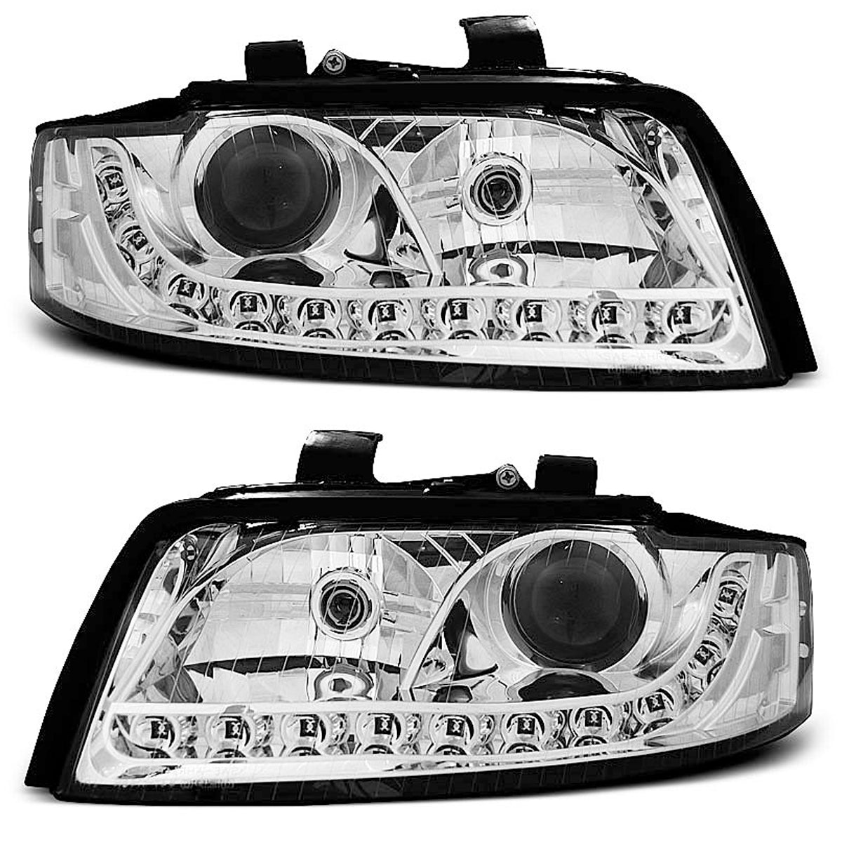 Scheinwerfer Tagfahrlicht Chrom passend für Audi A4 10.00-10.04