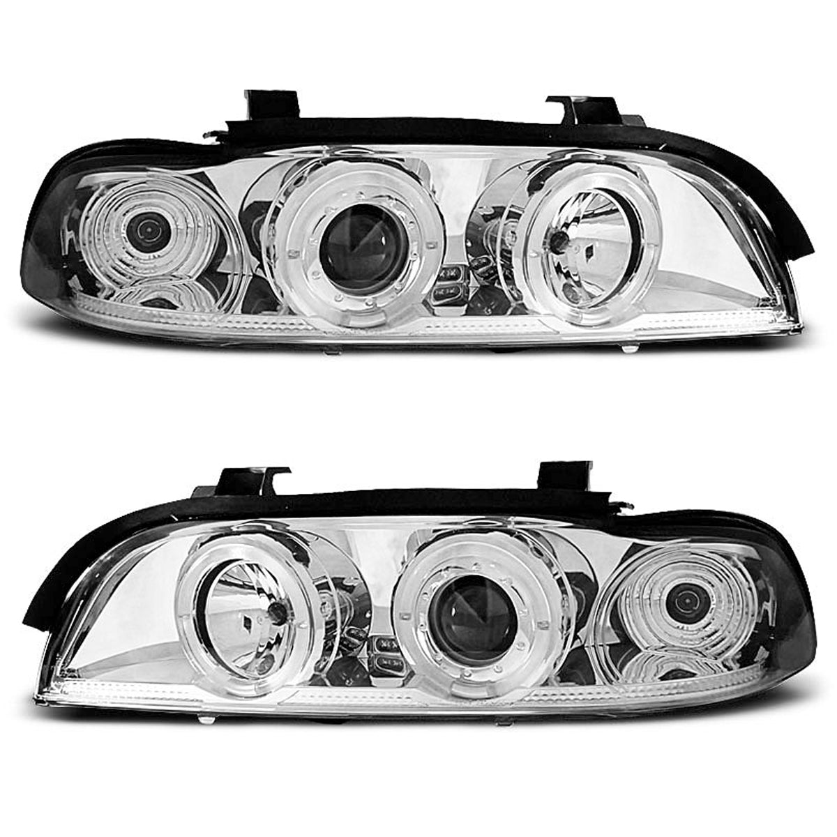 Scheinwerfer Angel Eyes Chrom passend für BMW E39 09.95-05.03