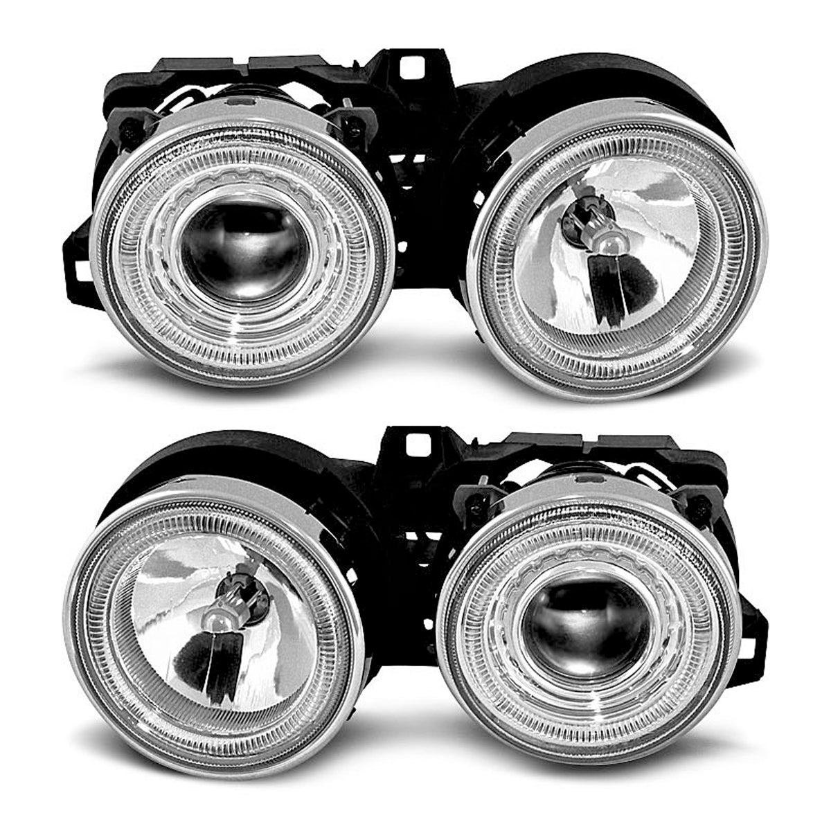 Scheinwerfer Angel Eyes Chrom passend für BMW E30 11.82-06.94