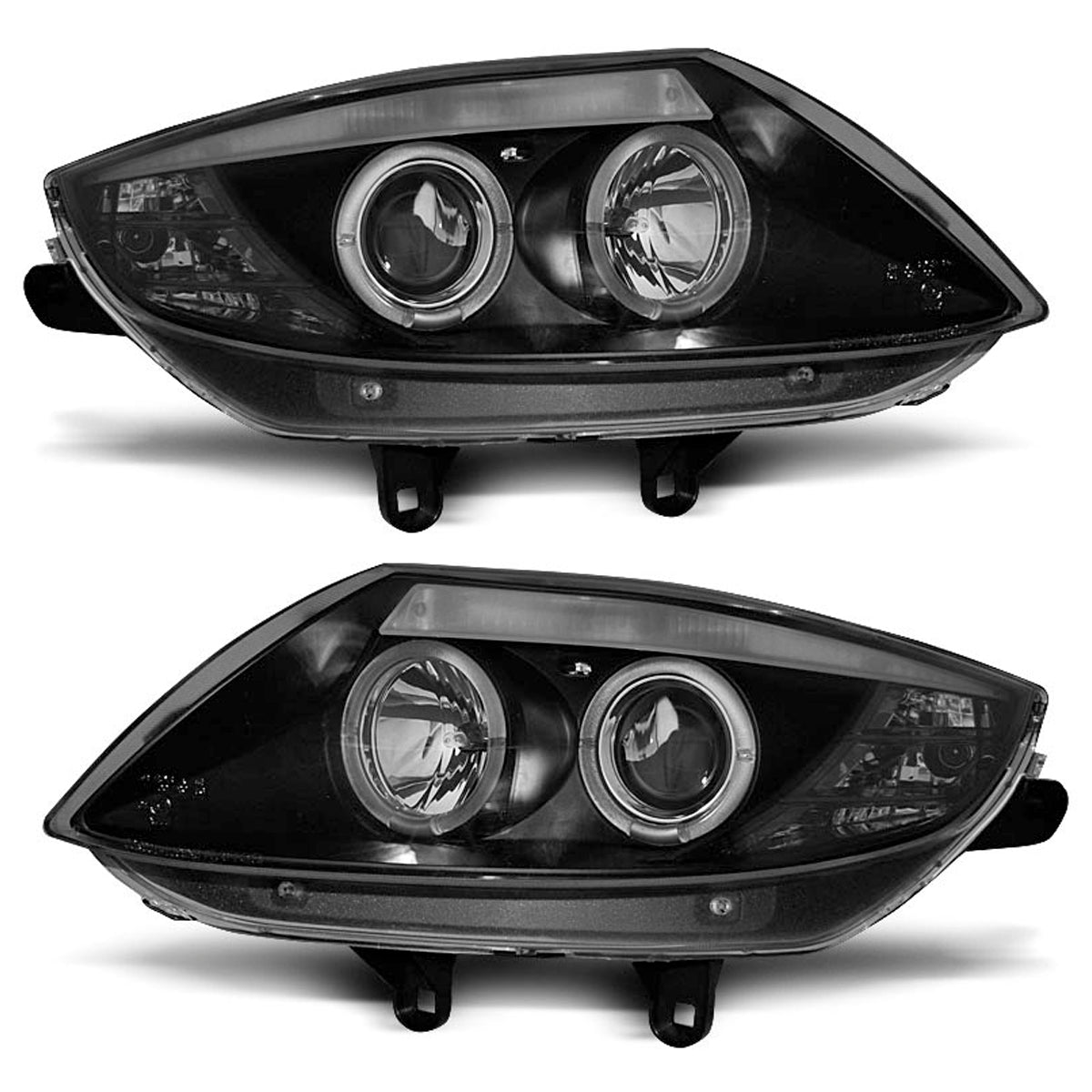 Scheinwerfer Angel Eyes Schwarz passend für BMW Z4 E85 E86 02-08
