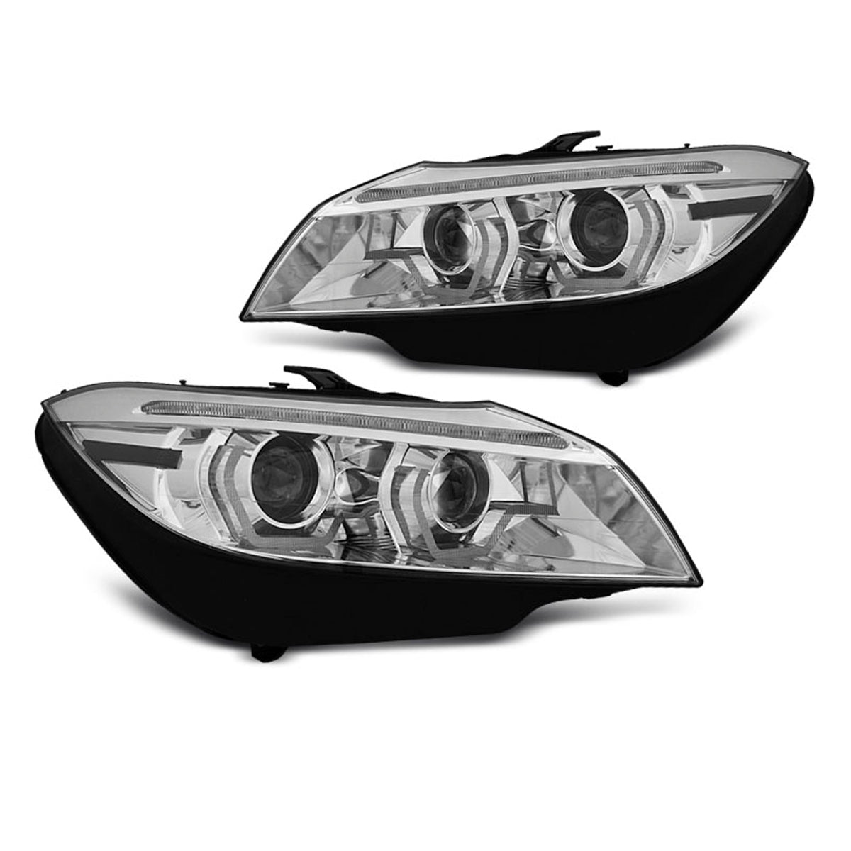 XENON Scheinwerfer LED Tagfahrlicht Chrom SEQ passend für BMW Z4 E89 09-13