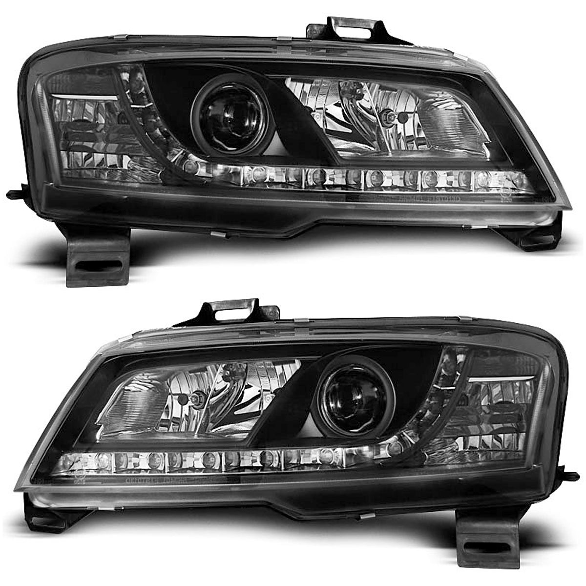 Scheinwerfer Fiat Stilo 3D 10.01-08 Tagfahrlicht Schwarz