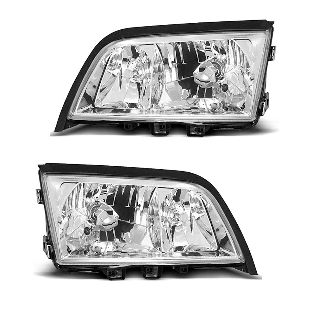 Scheinwerfer Chrom passend für Mercedes W202 C-Klasse 06.93-06.00