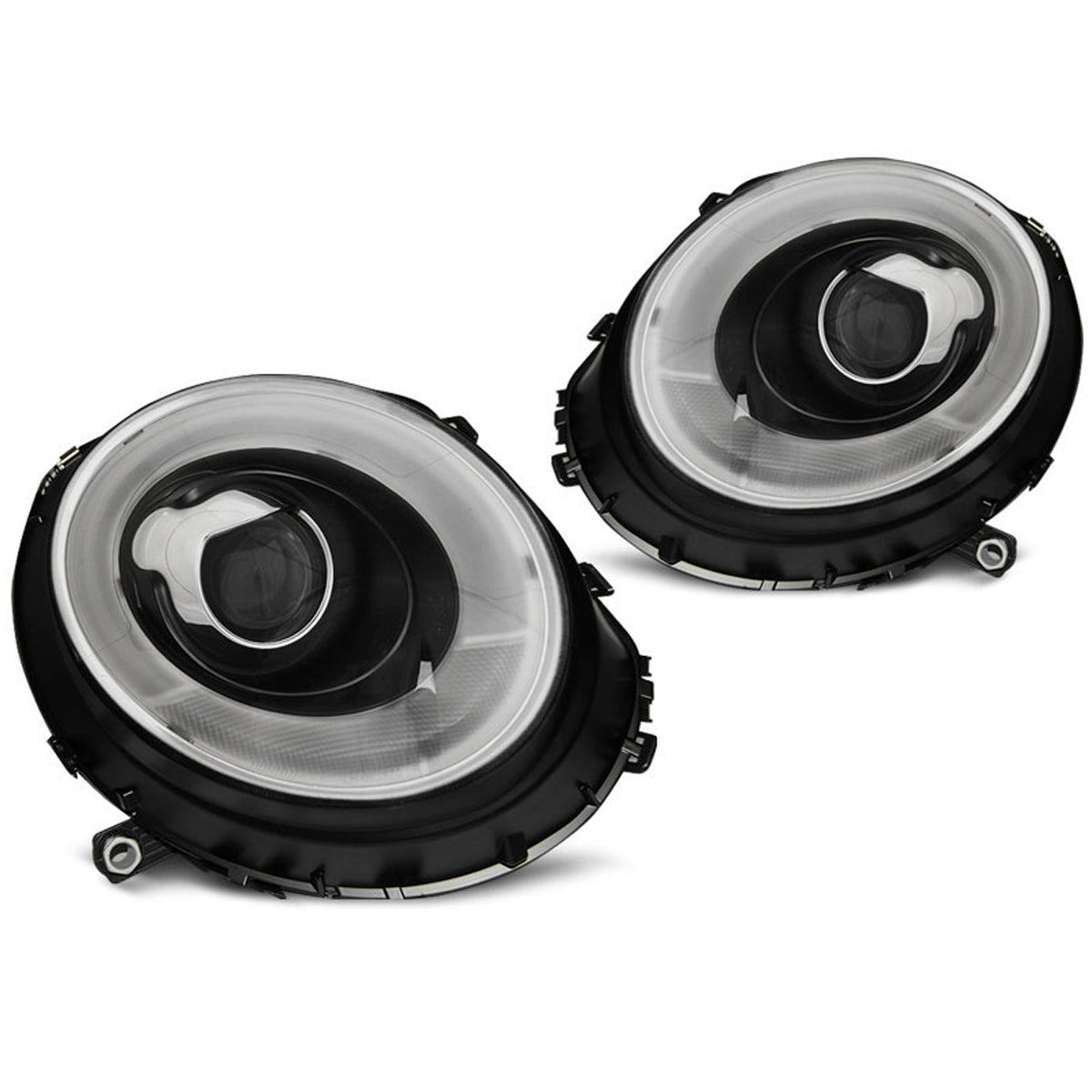 Scheinwerfer Tube Light Schwarz passend für BMW MINI (COOPER) 06-14
