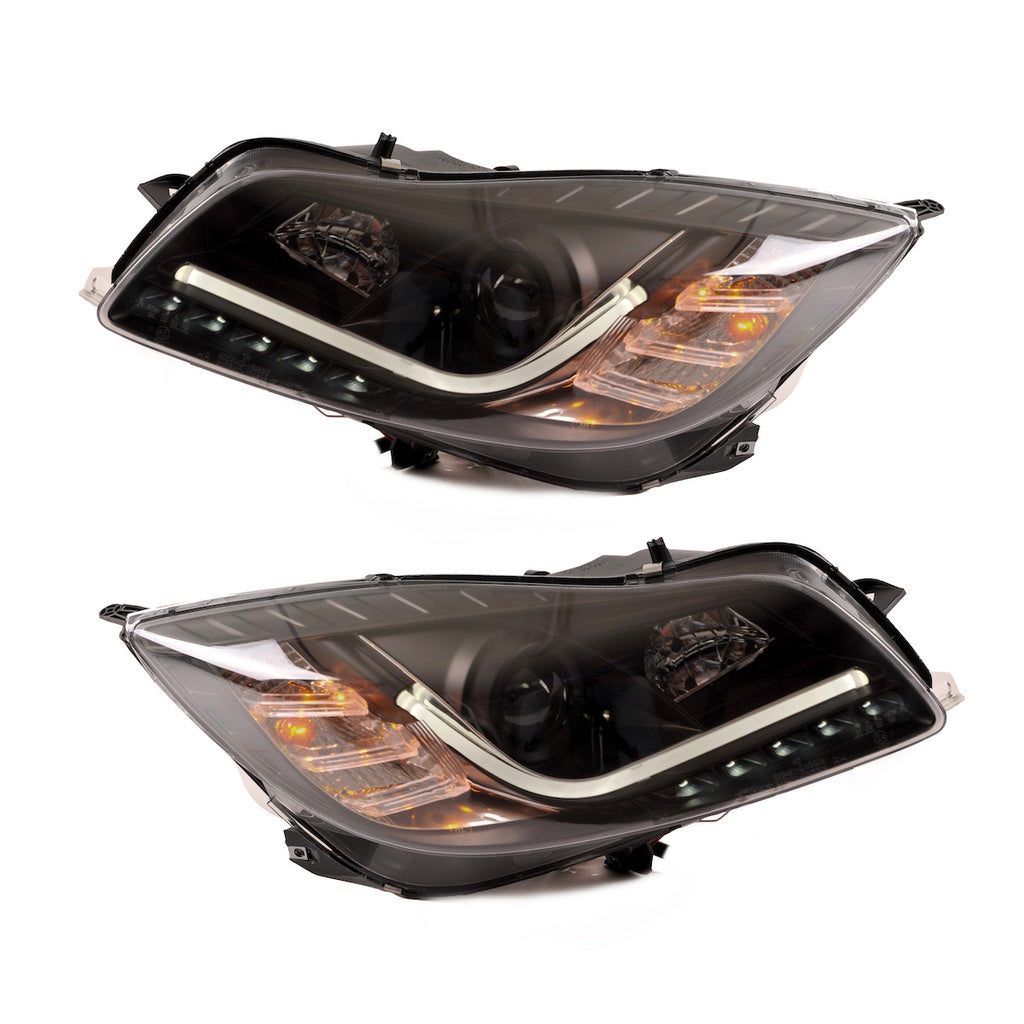 Scheinwerfer Halogen Schwarz mit Tagfahrlicht passend für OPEL INSIGNIA A (G09) Sports Tourer Limousine 2009-heute