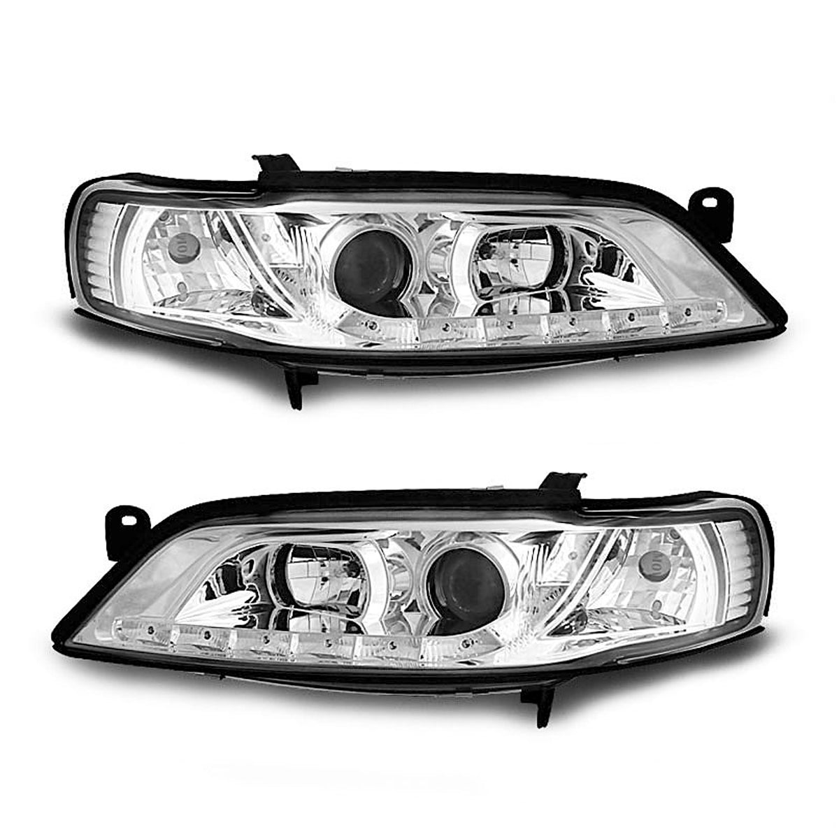 Scheinwerfer passend für Opel Vectra B 01.99-03.02 Daylight Chrom