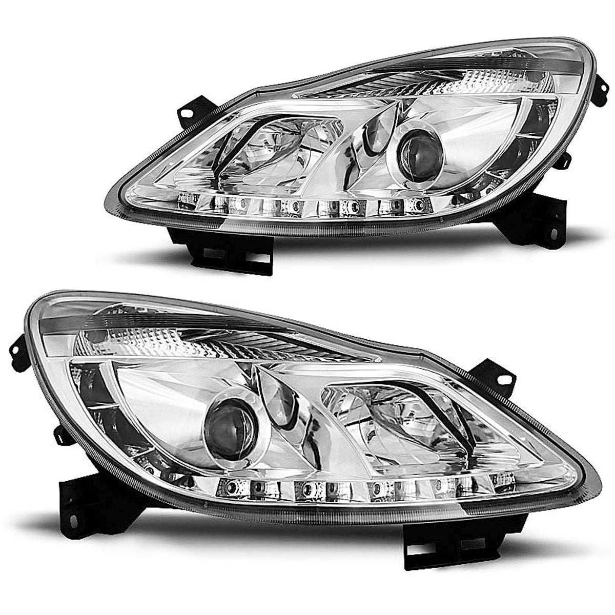 Scheinwerfer passend für Opel Corsa D 04.06-11 Daylight Chrom