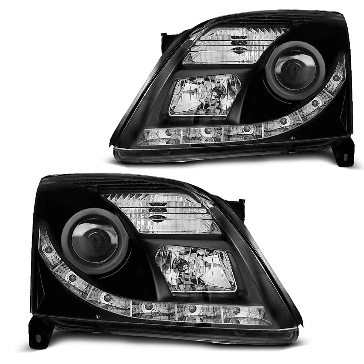 Scheinwerfer passend für Opel Vectra C 04.02-08.05 Tru DRL Schwarz