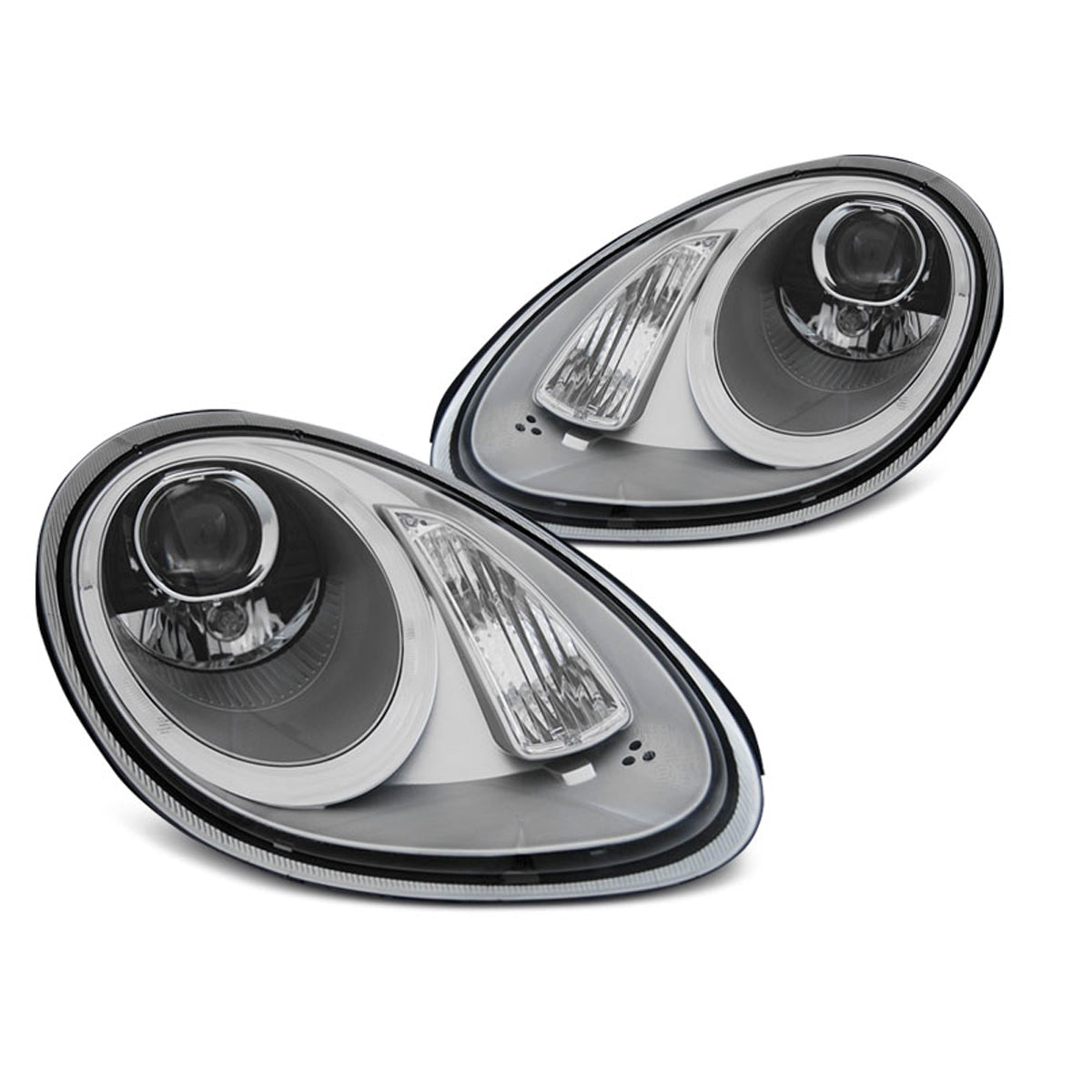 Xenon Scheinwerfer Silber passend für Porsche Boxster / Cayman 987 05-08