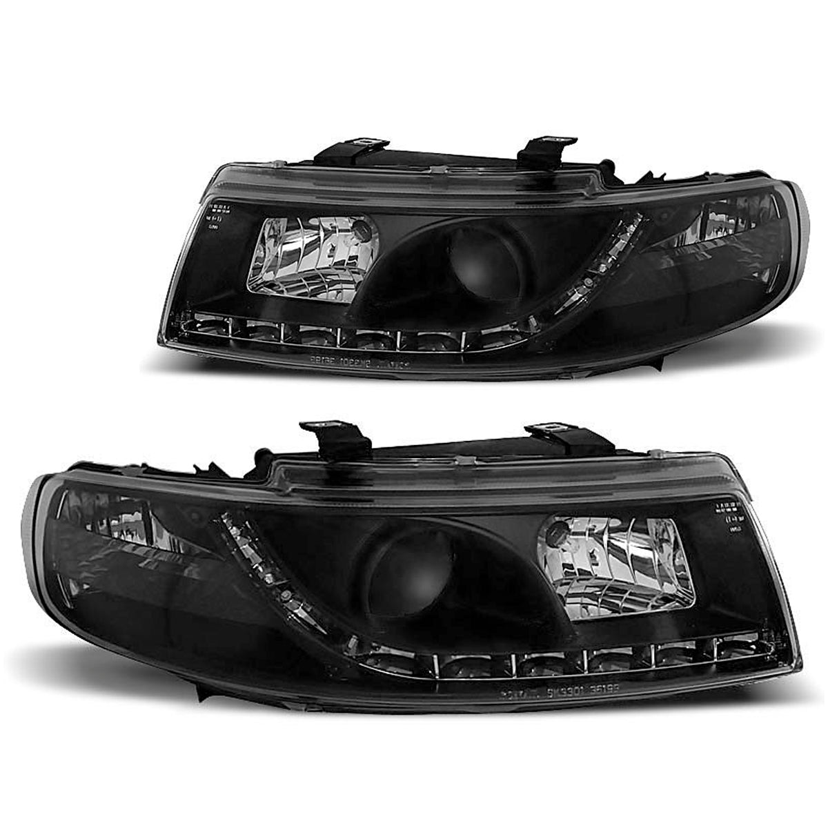 Scheinwerfer Daylight Schwarz passend für Seat Leon / Toledo 04.99-08.04