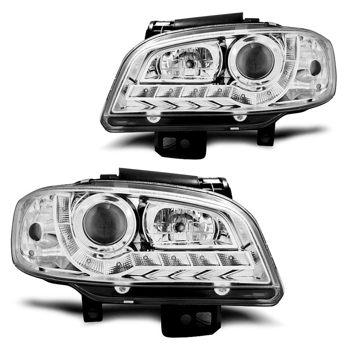 Scheinwerfer Daylight Chrom passend für Seat Ibiza/Cordoba 09.99-03.02