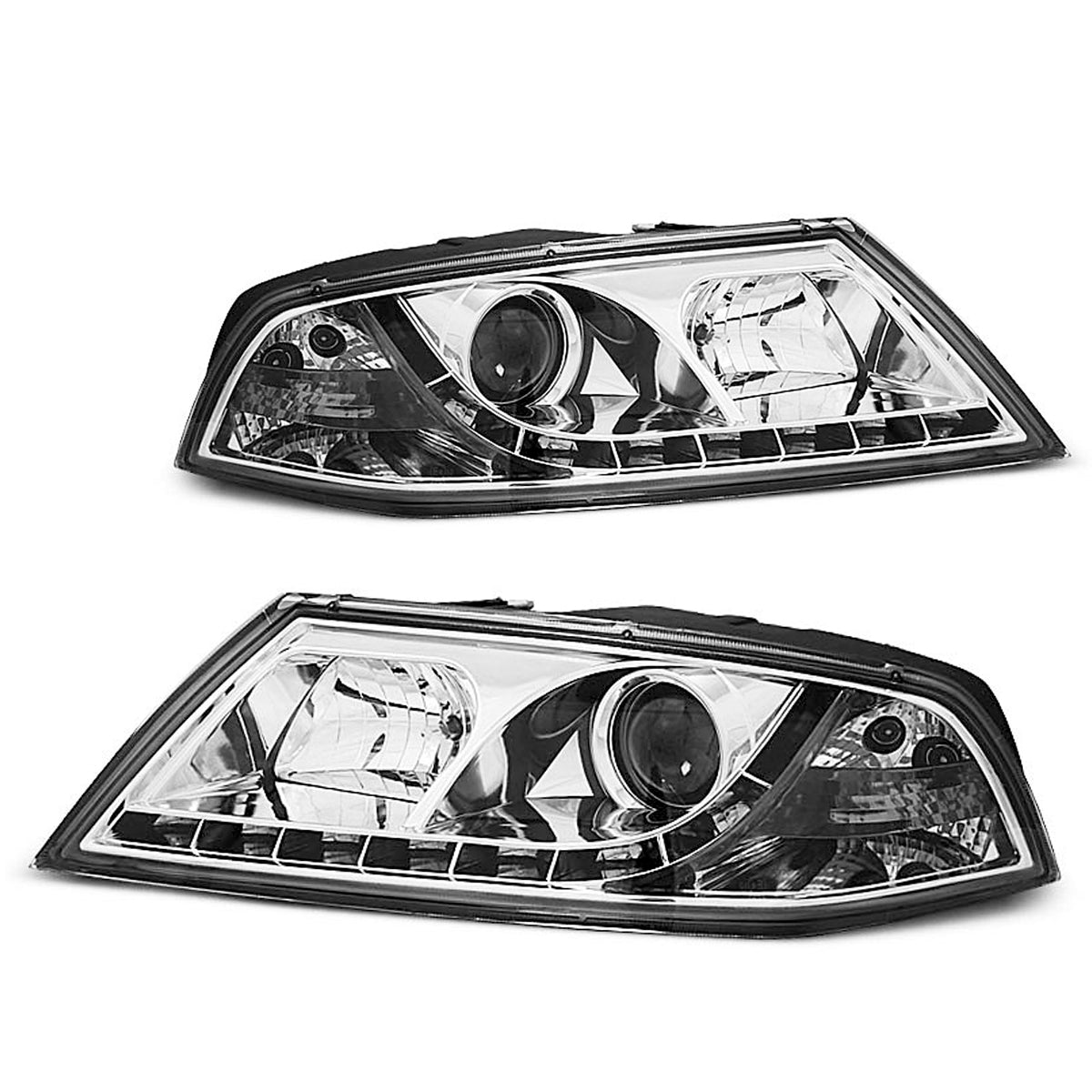 Scheinwerfer Tagfahrlicht Chrom passend für Skoda Octavia 2 03.04-08