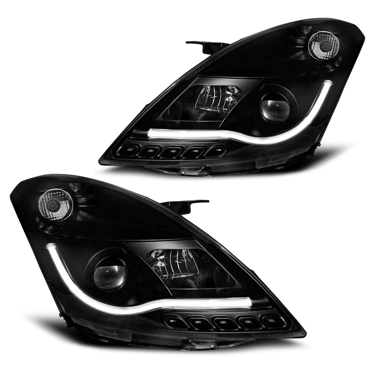 Scheinwerfer Suzuki Swift V 10-16 Tube Light Schwarz