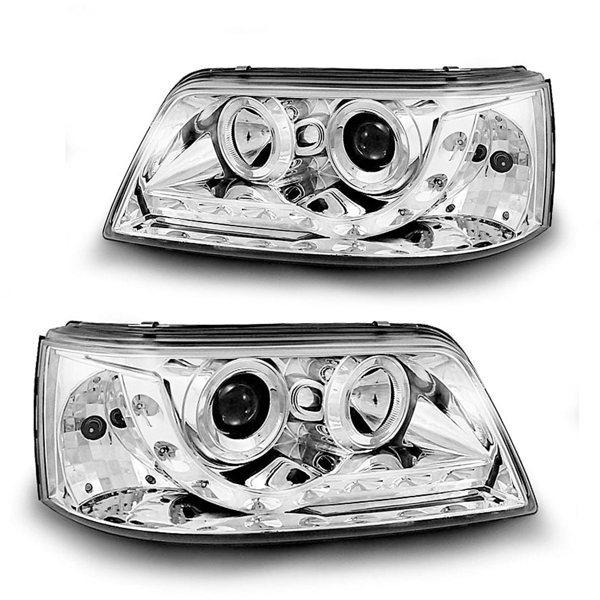 Scheinwerfer Tagfahrlicht Chrom passend für VW T5 04.03-08.09