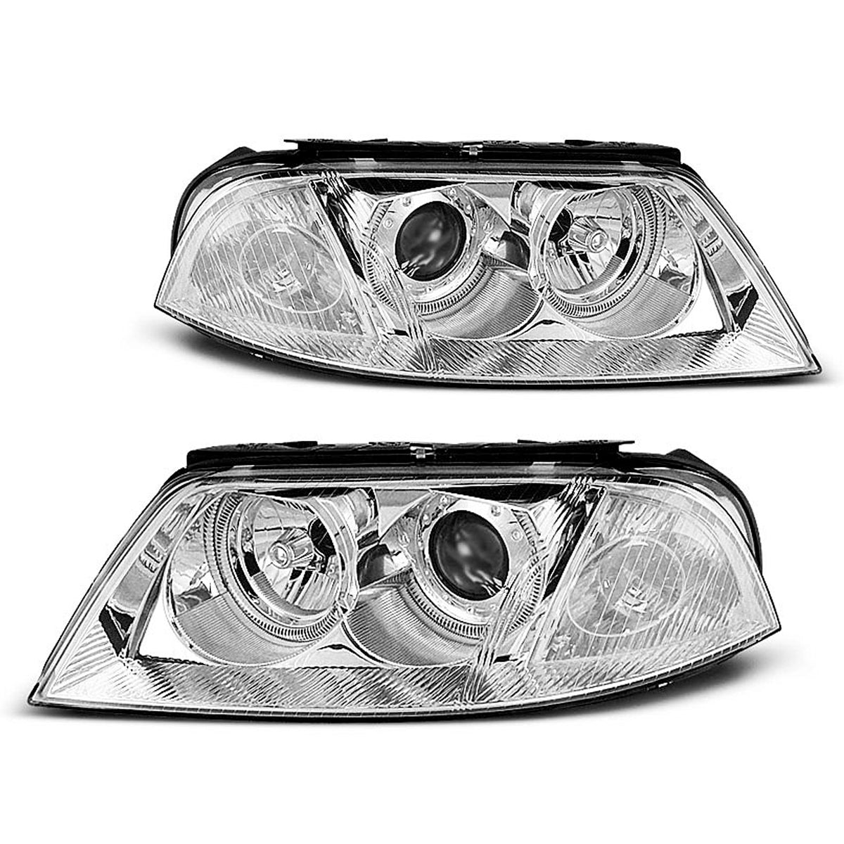 Scheinwerfer Angel Eyes Chrom passend für VW Passat 3BG B5 FL 09.00-03.05