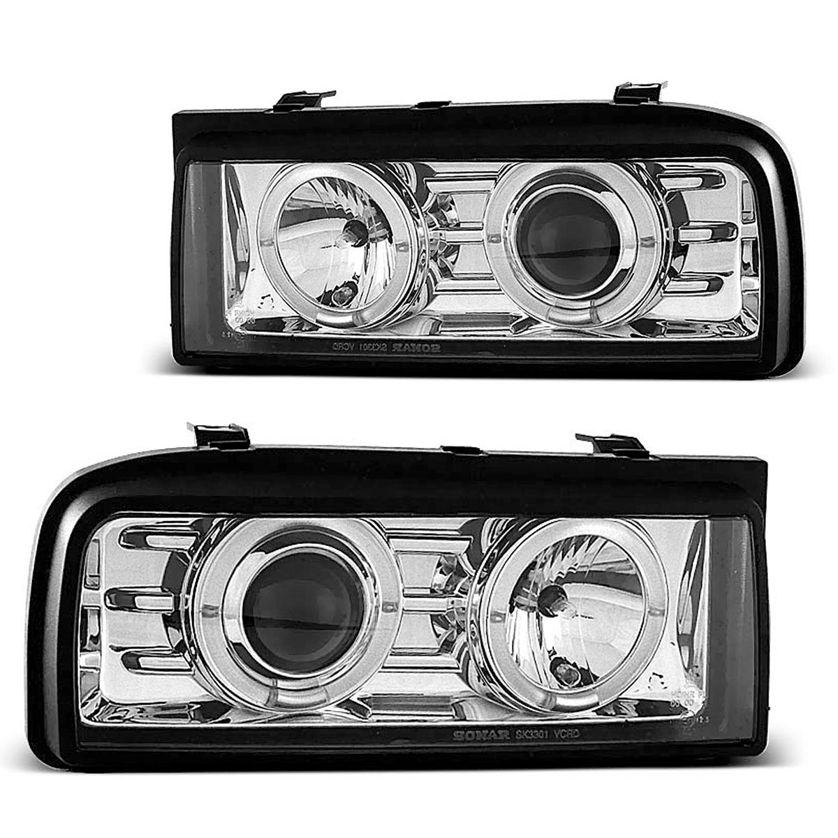 Scheinwerfer Angel Eyes Chrom passend für VW Corrado 88-95