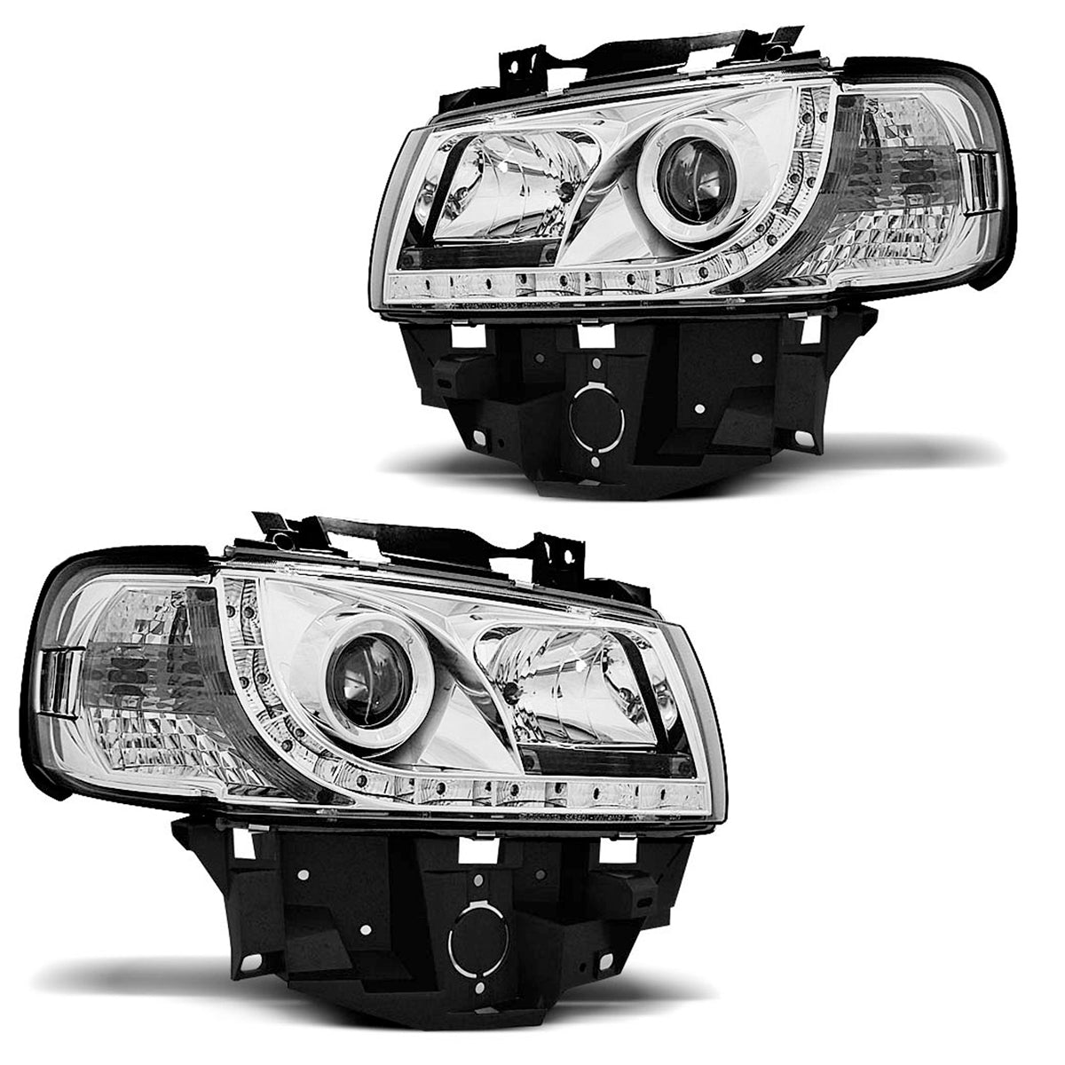 Scheinwerfer Tagfahrlicht Chrom passend für VW T4 08.96-03.03 BUS