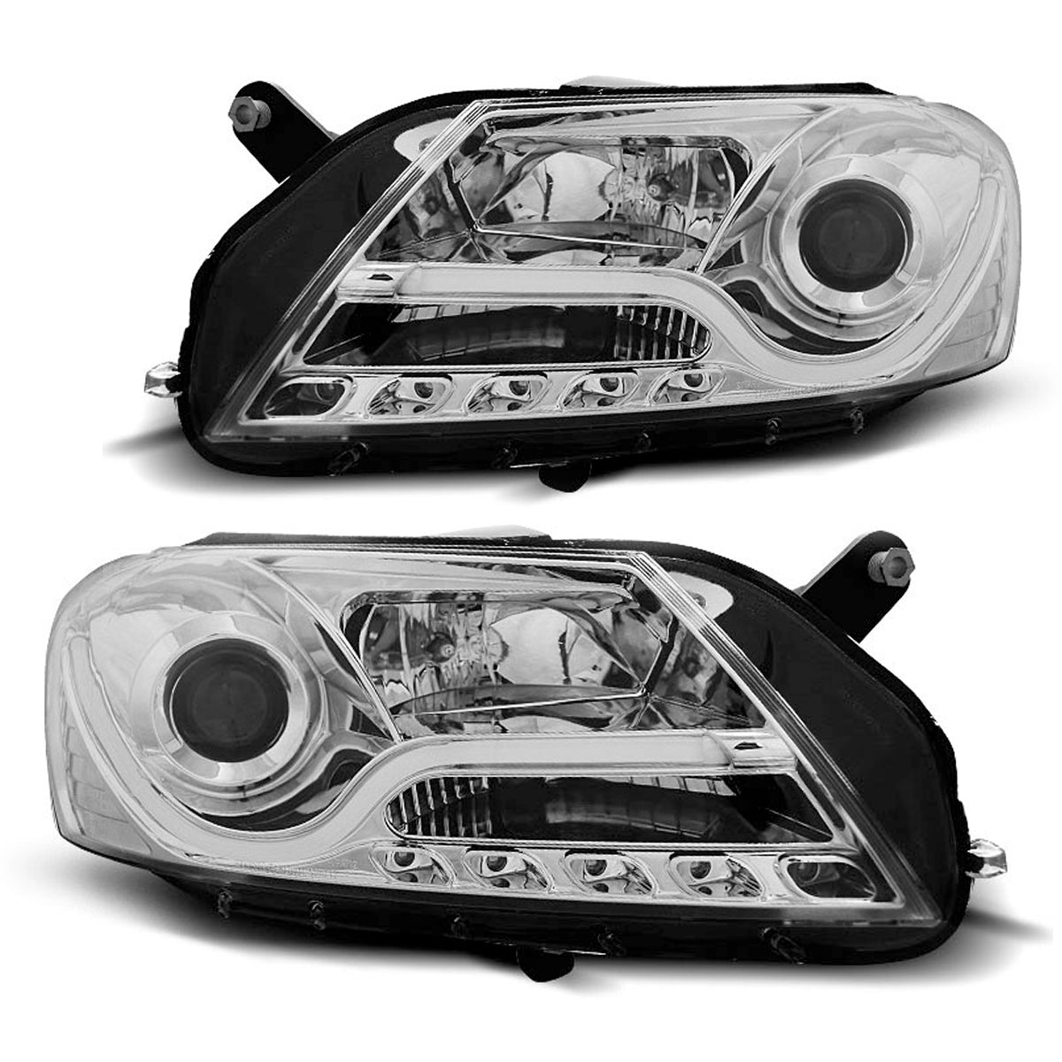Scheinwerfer Tube Light Chrom passend für VW Passat B7 10.10-10.14
