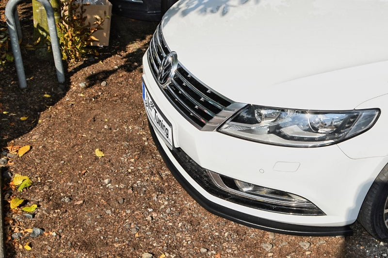 CUP Frontspoilerlippe ABS Volkswagen Passat CC, Typ 3CC Schwarz Matt