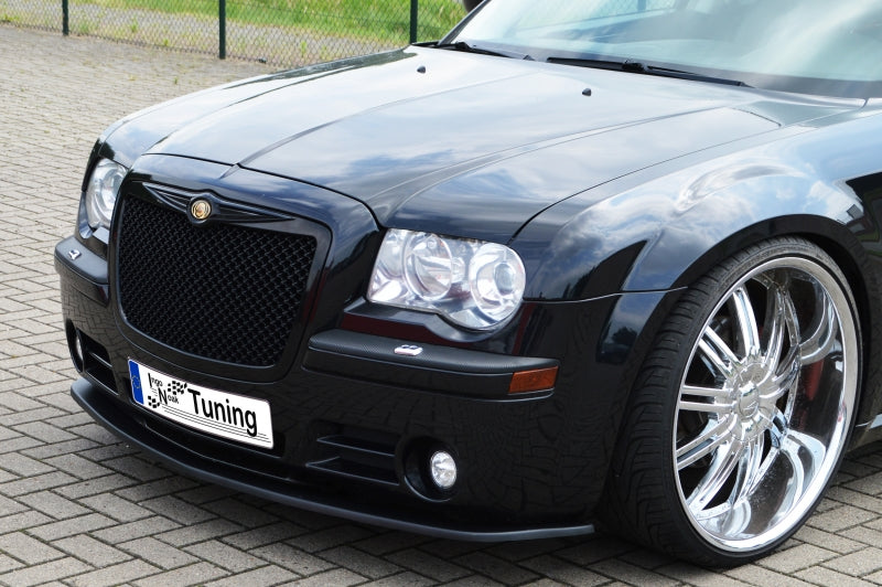 CUP Frontspoilerlippe ABS Chrysler 300C Bj.: 2004-2010 Schwarz Glanz