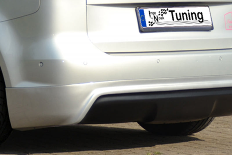 Heckansatz R-Look Volkswagen Touran Facelift Typ 1T, GP2 Schwarz Glanz