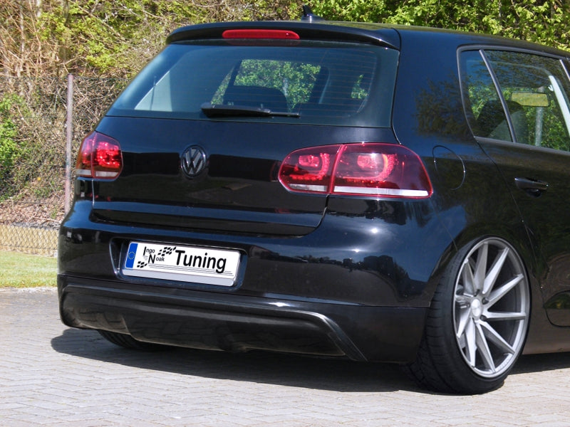 Heckansatz Volkswagen Golf 6, 1K Bj.: 2008-2013 Schwarz Matt