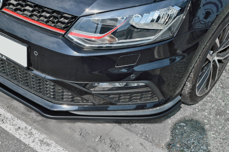 CUP Frontspoilerlippe ABS Volkswagen Polo 5, GTI, 6C Schwarz Glanz