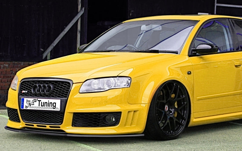 CUP Frontspoilerlippe ABS Audi RS4 / B7 Bj.:2005-2008 Schwarz Glanz