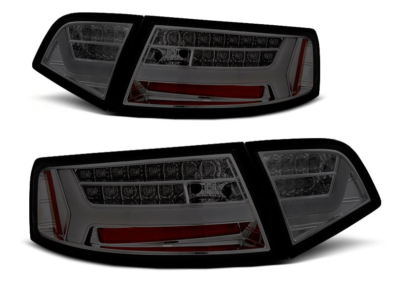 Tuning-Tec LED Lightbar Rückleuchten für Audi A6 4F (C6) Facelift 08-11 Limousine rauch