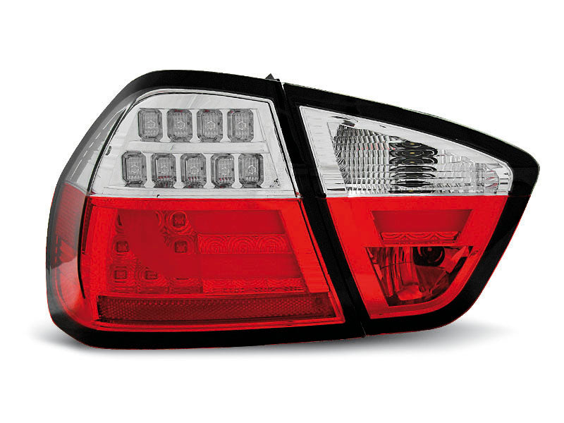 Tuning-Tec LED Lightbar Rückleuchten für BMW 3er E90 05-08 rot/klar