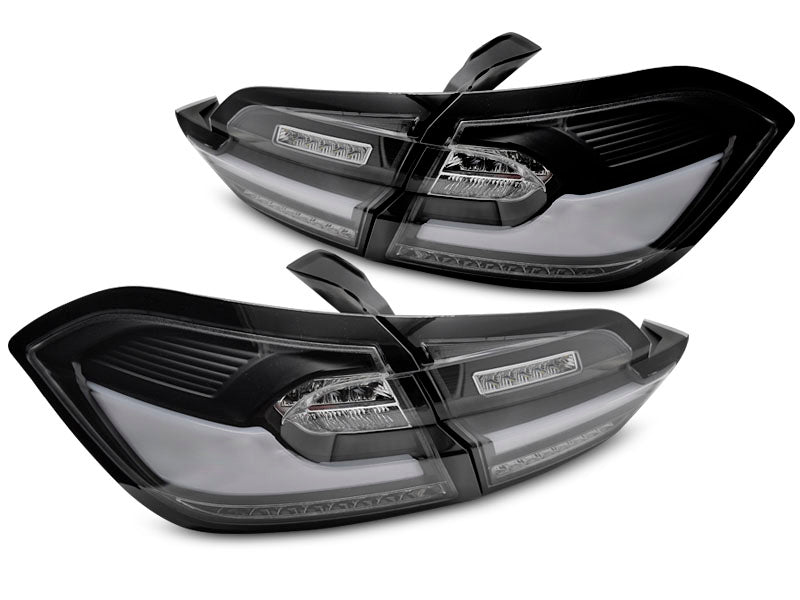 Tuning-Tec Voll LED Rückleuchten schwarz für FORD FIESTA MK8 Baujahr 17-21