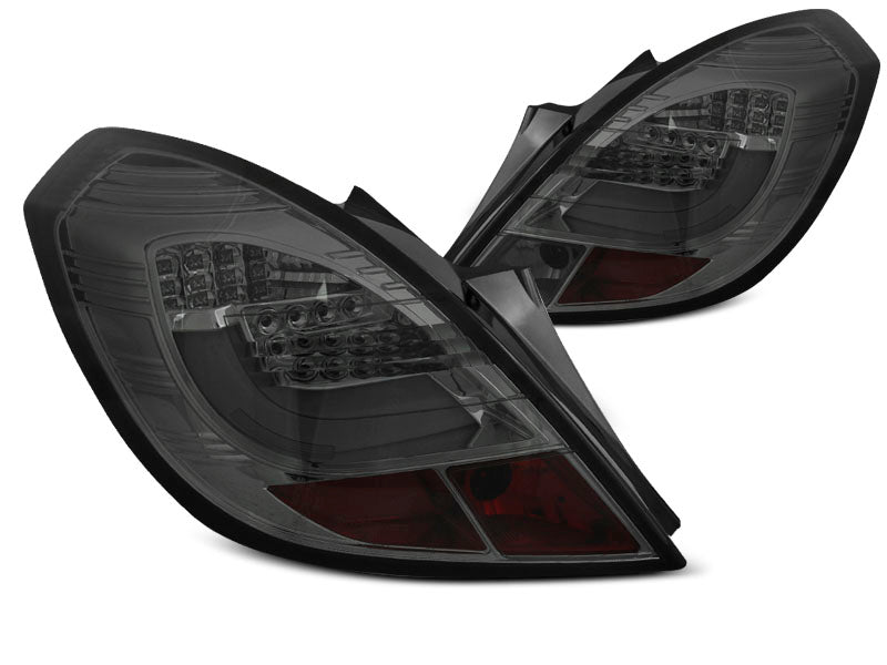 Tuning-Tec LED Lightbar Rückleuchten für Opel Corsa D (3-Türer) 06-14 rauch
