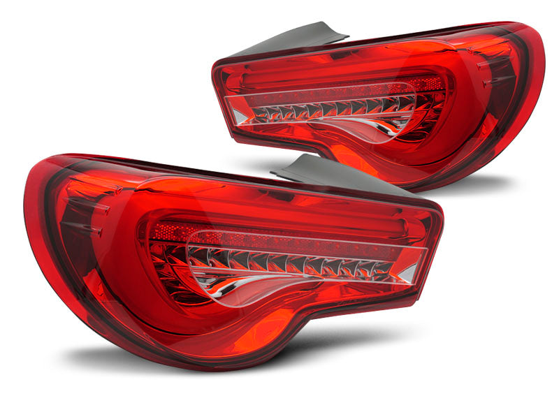 Tuning-Tec LED Lightbar Rückleuchten für Toyota GT86 12-21 rot mit dyn. Blinker