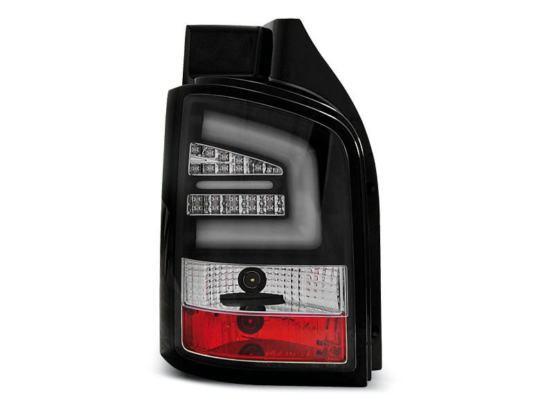 Tuning-Tec LED Lightbar Rückleuchten für VW T5 03-09 schwarz (Heckklappe)