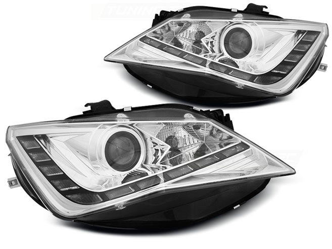 Tuning-Tec LED Tagfahrlicht Scheinwerfer für Seat Ibiza 6J Facelift 12-15 chrom