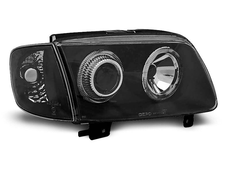 Tuning-Tec Angel Eyes Scheinwerfer für VW Polo 6N2 99-01 schwarz
