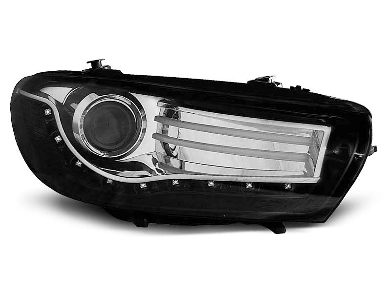 Tuning-Tec LED Tagfahrlicht Scheinwerfer für VW Scirocco 3 08-14 schwarz