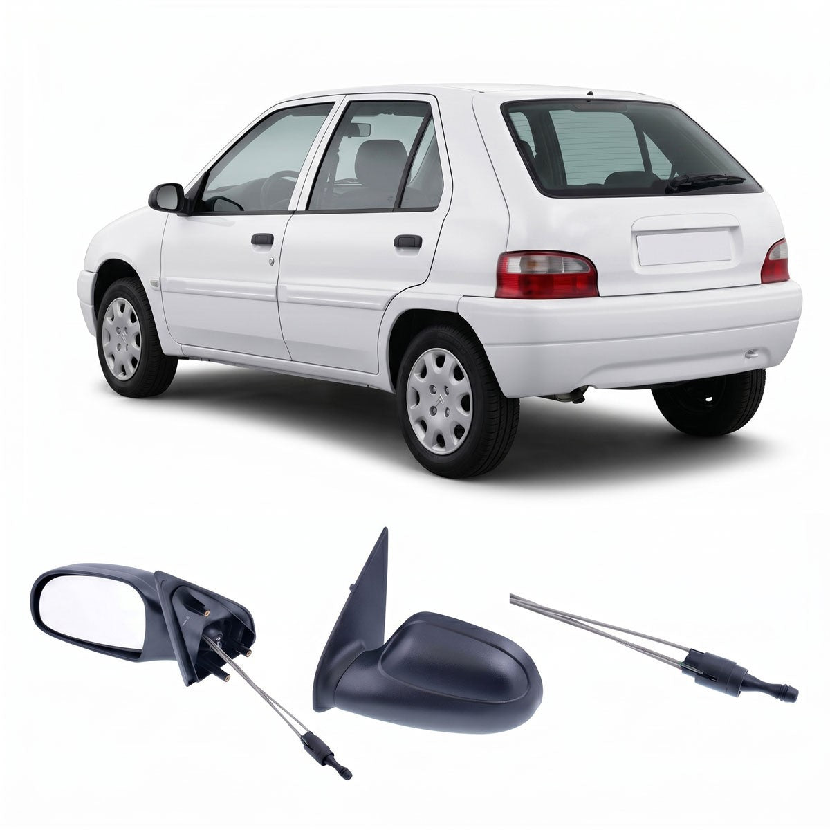 Außenspiegelmontage Links passend für Citroen Saxo 1996-2003