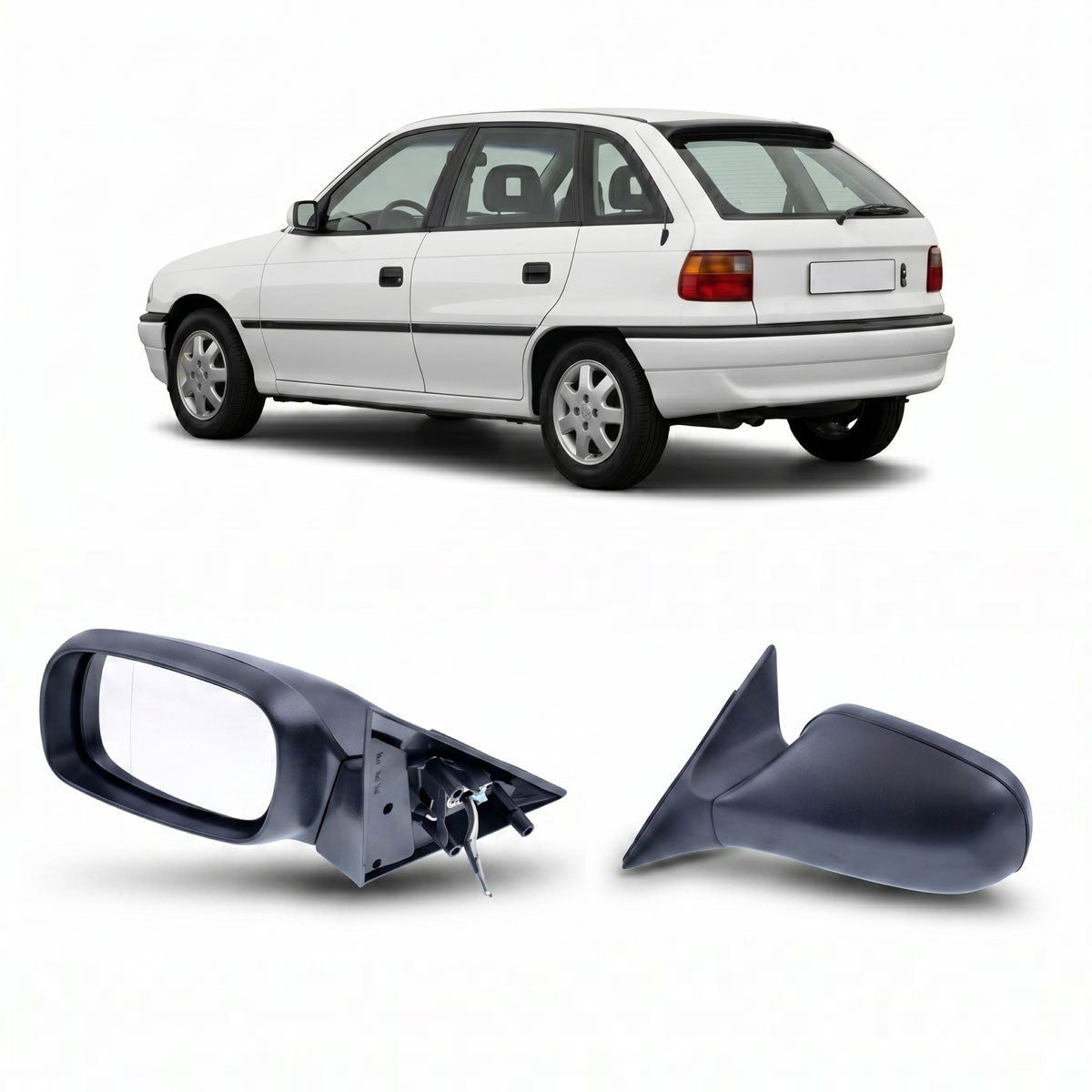 Manueller Außenspiegel links passend für Opel/Vauxhall Astra F 1994-1998