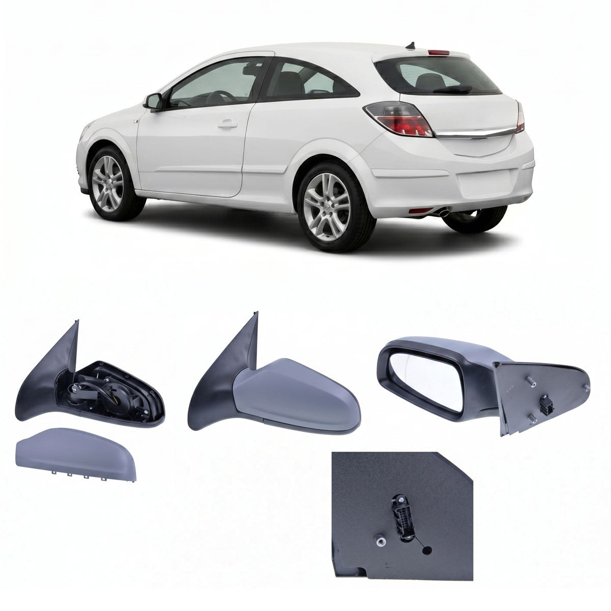 Elektrischer Außenspiegel passend für Opel Astra H 2004-2010 (Fahrerseite)